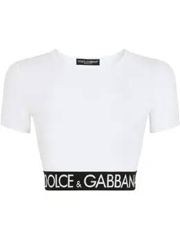 Dolce & Gabbana: Белая футболка  T