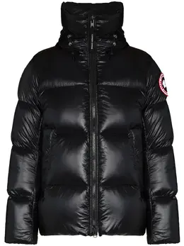 Canada Goose: Чёрная куртка  Crofton