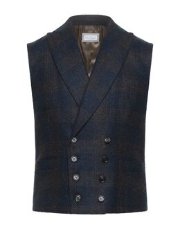 BRUNELLO CUCINELLI: Жилет из фланели 