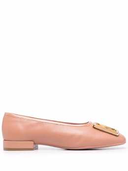 Salvatore Ferragamo: Розовые балетки 