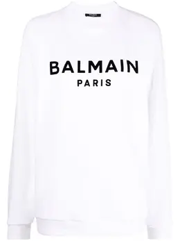 Balmain: Свитшот с принтом