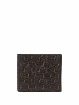 Saint Laurent: Коричневый кошелёк 