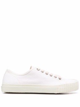 Maison Margiela: Белые кроссовки  Tabi