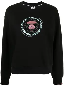 AAPE BY *A BATHING APE®: Свитшот с принтом