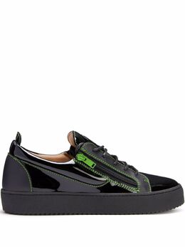 Giuseppe Zanotti: Чёрные кроссовки  Frankie