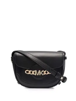 Michael Michael Kors: Чёрная сумка через плечо 
