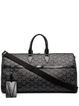 Versace: Чёрная сумка  La Greca