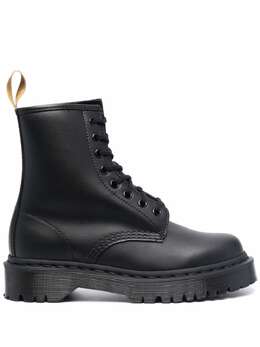 Dr. Martens: Чёрные ботинки 