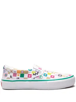 Vans: Белые кроссовки  Skate