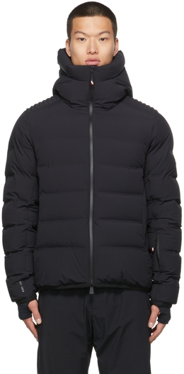 Moncler Grenoble: Чёрный пуховик 