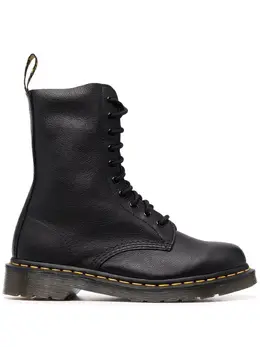 Dr. Martens: Чёрные ботинки 
