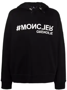 Moncler Grenoble: Толстовка с принтом