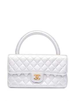 Chanel Pre-Owned: Серебристая сумка 