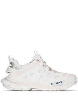 Balenciaga: Чёрные кроссовки  Track