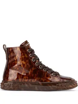 Giuseppe Zanotti: Коричневые кроссовки  Blabber