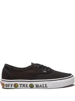 Vans: Чёрные кроссовки  Authentic