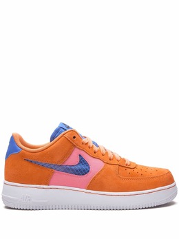 Nike: Оранжевые кроссовки Air Force 1 Low