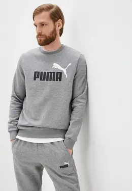 PUMA: Серый свитшот 