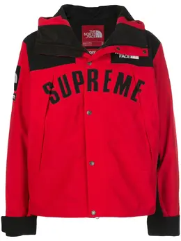 Supreme: Красный пуховик  Arc Logo Mountain