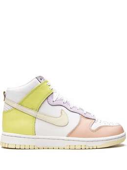 Nike: Белые кроссовки  Dunk High