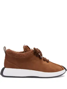 Giuseppe Zanotti: Коричневые кроссовки  Ferox
