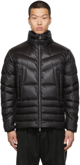 Moncler Grenoble: Чёрный пуховик 