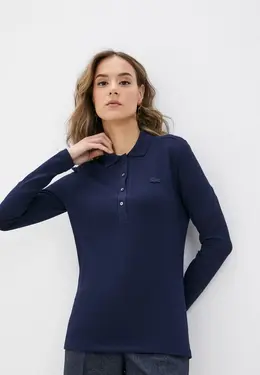 Lacoste: Синее поло 