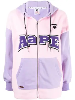 AAPE BY *A BATHING APE®: Светлая толстовка