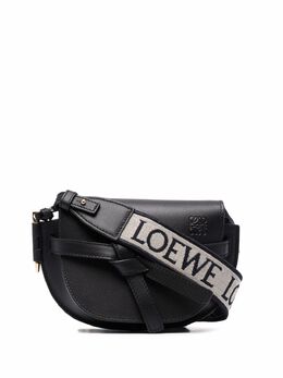 Loewe: Чёрная сумка через плечо  Gate