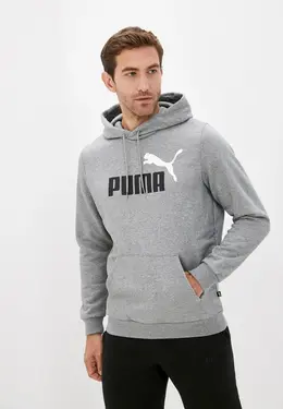 PUMA: Серая толстовка 