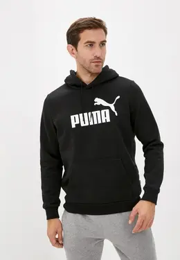 PUMA: Чёрная толстовка 