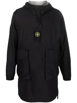 Stone Island: Плащ с капюшоном 