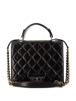 Chanel Pre-Owned: Тёмная сумка 