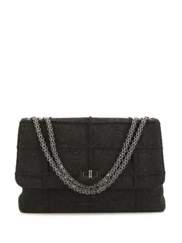 Chanel Pre-Owned: Серебристая сумка 