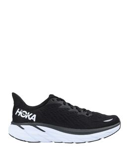 HOKA ONE ONE: Чёрные кроссовки 