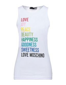 LOVE MOSCHINO: Майка с принтом 