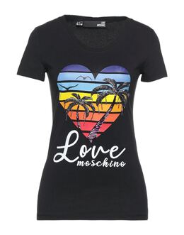 LOVE MOSCHINO: Футболка с воротником 