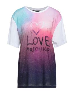 LOVE MOSCHINO: Многоцветная футболка 