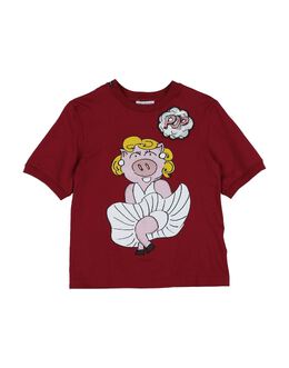 DOLCE & GABBANA: Футболка  T с воротником