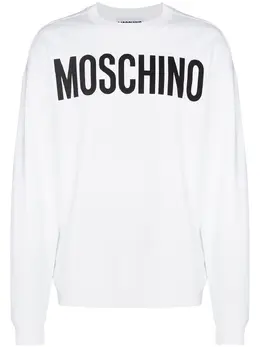 Moschino: Свитшот с принтом 