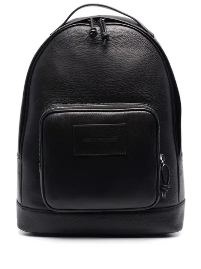 Emporio armani cheap leather backpack