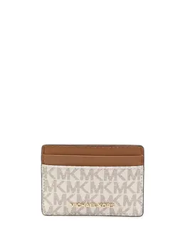 Michael Michael Kors: Коричневый картхолдер  Jet Set
