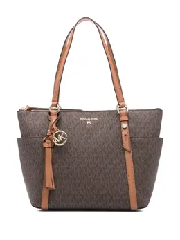 Michael Michael Kors: Коричневая сумка-шоппер  Sullivan