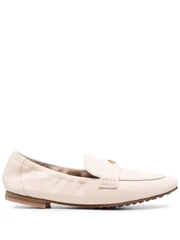 Tory Burch: Белые лоферы 
