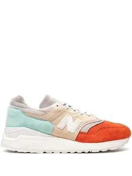 New Balance: Оранжевые кроссовки  M997