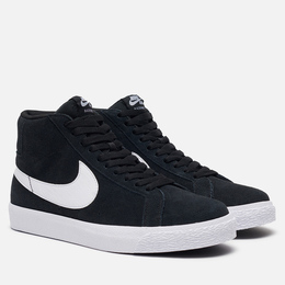 Nike: Чёрные кроссовки SB Zoom Blazer Mid