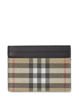 Burberry: Бежевый картхолдер Vintage Check