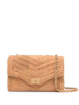 Chanel Pre-Owned: Бежевая сумка 