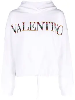 Valentino: Толстовка с блёстками 