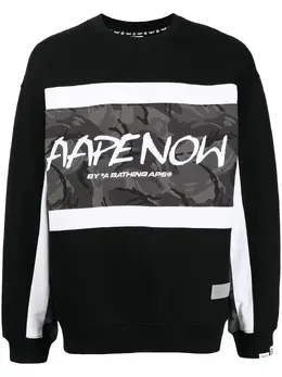 AAPE BY *A BATHING APE®: Свитшот с принтом 